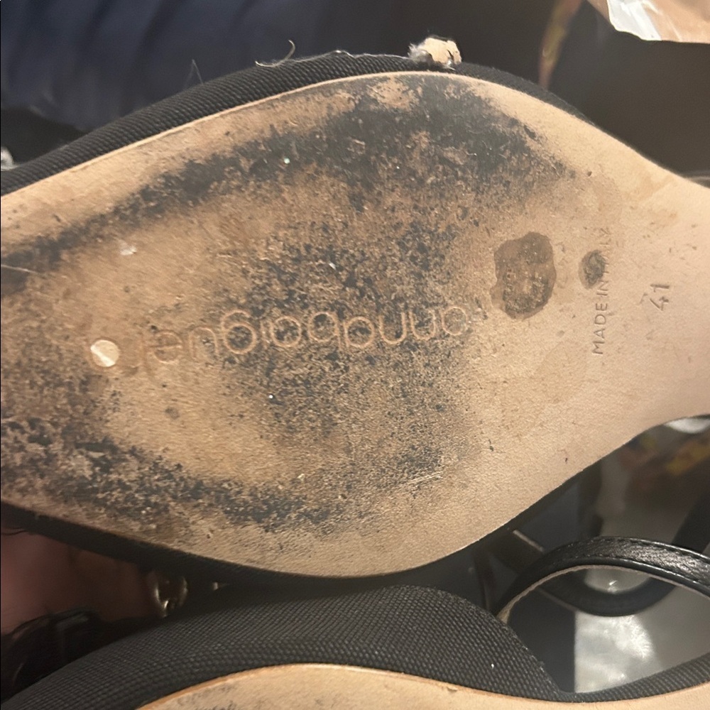 ANNA BAIEUERA COATED LEATHER ANNADEA BALLET FLATS WITH JEWEL DETAIL Sz 41 - Picture 9 of 12